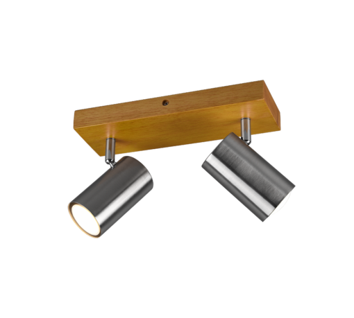 Σποτ Trio Lighting   2xGU10 Νίκελ Ματ Μεταλλικό    812400207