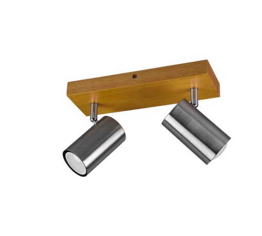 Σποτ Trio Lighting   2xGU10 Νίκελ Ματ Μεταλλικό    812400207