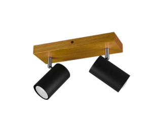 Σποτ Trio Lighting   2xGU10 Μαύρο Ματ Μεταλλικό    812400232