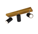 Σποτ Trio Lighting   3xGU10 Μαύρο Ματ Μεταλλικό    812400332
