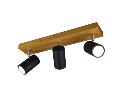 Σποτ Trio Lighting   3xGU10 Μαύρο Ματ Μεταλλικό    812400332