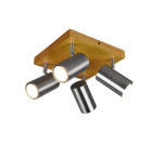 Σποτ Trio Lighting   4xGU10 Νίκελ Ματ Μεταλλικό    812400407