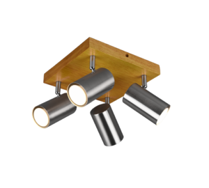 Σποτ Trio Lighting   4xGU10 Νίκελ Ματ Μεταλλικό    812400407