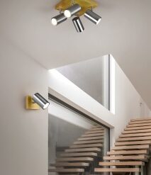 Σποτ Trio Lighting   4xGU10 Νίκελ Ματ Μεταλλικό    812400407