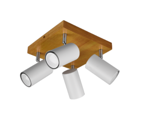 Σποτ Trio Lighting   4xGU10 Λευκό Ματ Μεταλλικό    812400431