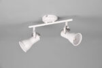 Φωτιστικό Spot Trio Lighting STEAM  2x E14 Λευκό Αντικέ Μεταλλικό   – 813400227