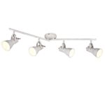 Φωτιστικό Spot Trio Lighting STEAM 4x E14 Λευκό Αντικέ Μεταλλικό, Περιστρεφόμενο – 813400427