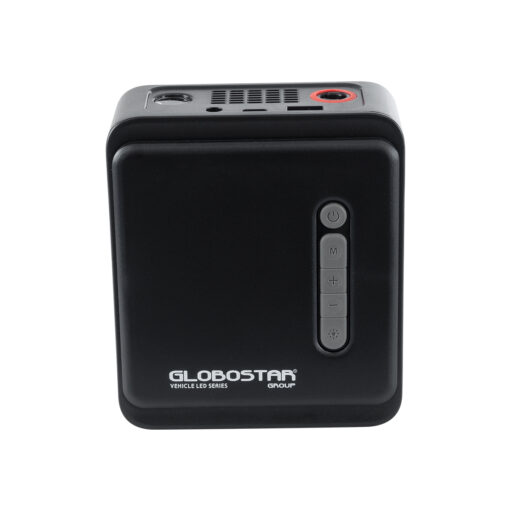 GloboStar® 81490 Φορητή Επαναφορτιζόμενη Ψηφιακή Τρόμπα – Κομπρέσορας Αέρος Αυτοκινήτου & Μοτοσυκλέτας – με Οθόνη LCD & Ενσωματωμένη Επαναφορτιζόμενη Μπαταρία Λιθίου 7800 mAh – Πίεση Αέρος Max 150 PSI – 5 Προγράμματα – Φακό LED – Power Bank με έξοδο USB 2.0 – Φορτιστή Αυτοκινήτου – Μ11.5 x Π5 x Υ13cm – 3 Χρόνια Εγγύηση