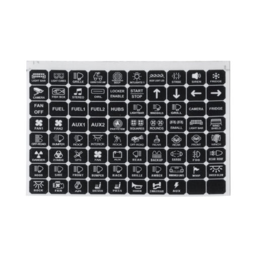 GloboStar® 81503 Ψηφιακό Πάνελ Ελέγχου Φωτισμού DIY Bluetooth για Οχήματα με 8 Διακόπτες On/Off DC 12-24V Max 1200W 60A Αδιάβροχο IP65 Μ12 x Π7 x Υ1.5cm – 2 Χρόνια Εγγύηση