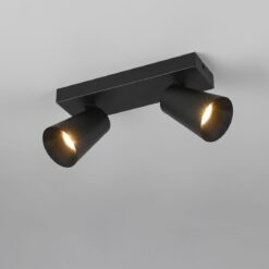 Πολύφωτο Σποτ Οροφής 2xGU10 Μαύρο Trio Lighting – 817100232