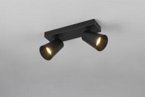 Πολύφωτο Σποτ Οροφής 2xGU10 Μαύρο Trio Lighting – 817100232