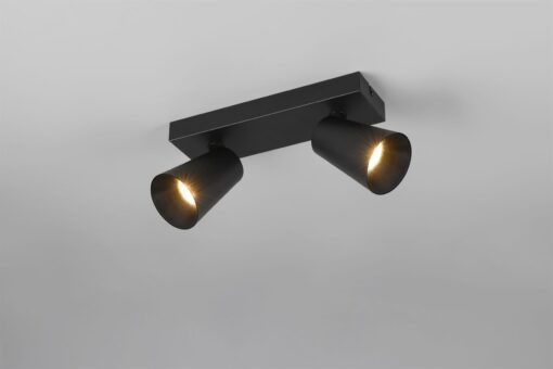 Πολύφωτο Σποτ Οροφής 2xGU10 Μαύρο Trio Lighting – 817100232