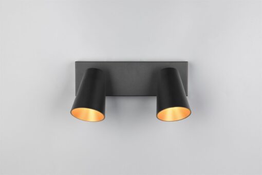 Πολύφωτο Σποτ Οροφής 2xGU10 Μαύρο Trio Lighting – 817100232