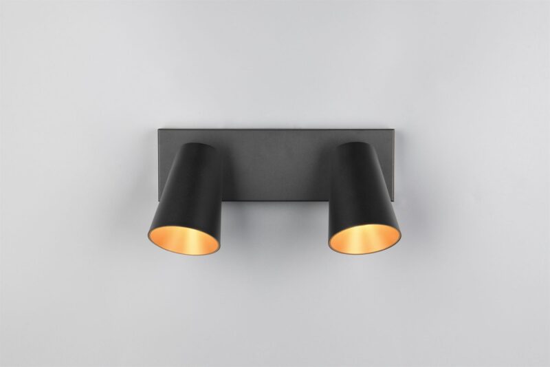 Πολύφωτο Σποτ Οροφής 2xGU10 Μαύρο Trio Lighting – 817100232