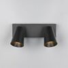 Πολύφωτο Σποτ Οροφής 2xGU10 Μαύρο Trio Lighting – 817100232