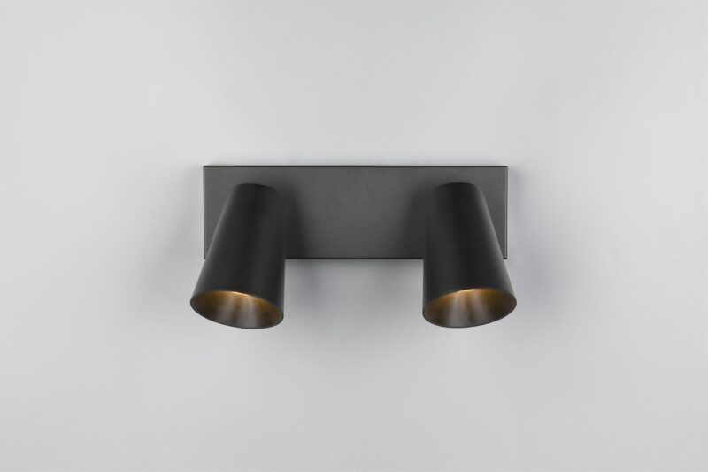 Πολύφωτο Σποτ Οροφής 2xGU10 Μαύρο Trio Lighting – 817100232