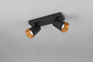 Πολύφωτο Σποτ Οροφής 2xGU10 Μαύρο Trio Lighting – 817100232