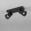 Πολύφωτο Σποτ Οροφής 2xGU10 Μαύρο Trio Lighting – 817100232