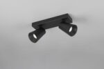 Πολύφωτο Σποτ Οροφής 2xGU10 Μαύρο Trio Lighting – 817100232