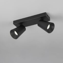 Πολύφωτο Σποτ Οροφής 2xGU10 Μαύρο Trio Lighting – 817100232