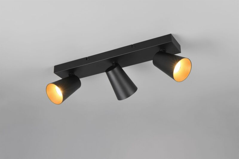 Πολύφωτο Σποτ Οροφής 3xGU10 Μαύρο Trio Lighting – 817100332
