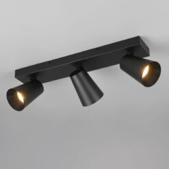 Πολύφωτο Σποτ Οροφής 3xGU10 Μαύρο Trio Lighting – 817100332