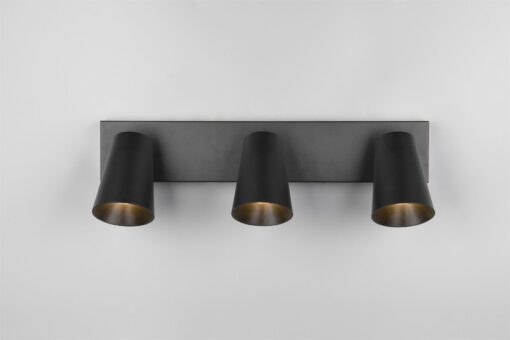 Πολύφωτο Σποτ Οροφής 3xGU10 Μαύρο Trio Lighting – 817100332