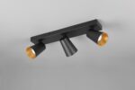 Πολύφωτο Σποτ Οροφής 3xGU10 Μαύρο Trio Lighting – 817100332