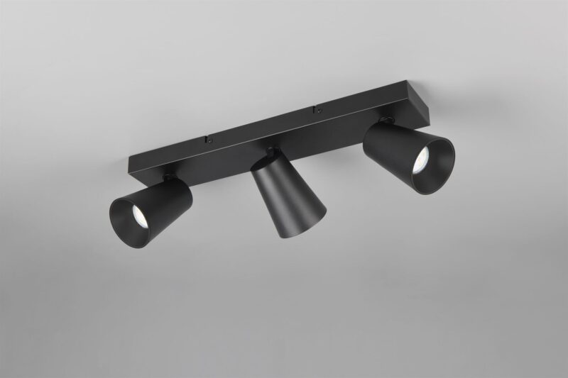 Πολύφωτο Σποτ Οροφής 3xGU10 Μαύρο Trio Lighting – 817100332