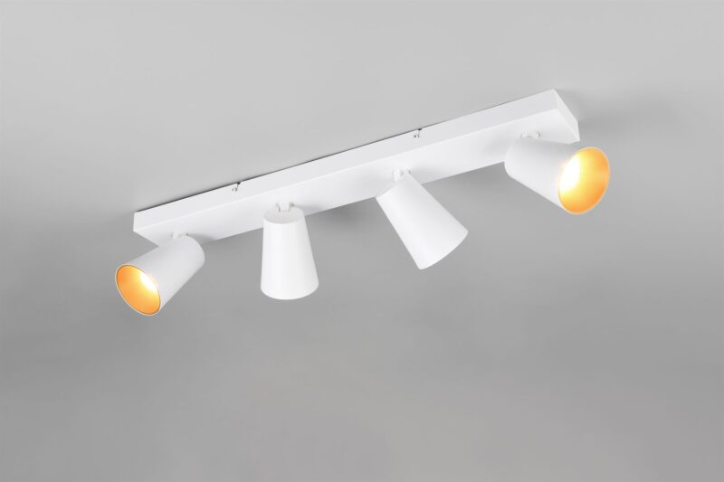 Πολύφωτο Σποτ Οροφής 4xGU10 Λευκό Trio Lighting – 817100431
