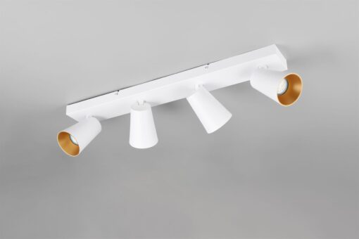 Πολύφωτο Σποτ Οροφής 4xGU10 Λευκό Trio Lighting – 817100431