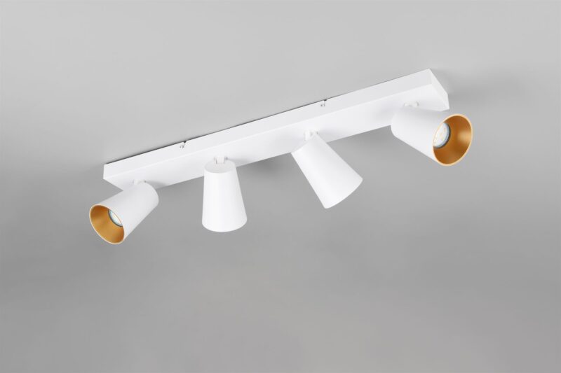 Πολύφωτο Σποτ Οροφής 4xGU10 Λευκό Trio Lighting – 817100431