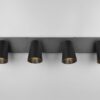 Πολύφωτο Σποτ Οροφής 4xGU10 Μαύρο Trio Lighting – 817100432