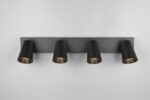 Πολύφωτο Σποτ Οροφής 4xGU10 Μαύρο Trio Lighting – 817100432