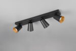 Πολύφωτο Σποτ Οροφής 4xGU10 Μαύρο Trio Lighting – 817100432