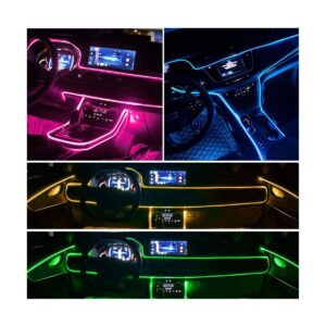 GloboStar® 81843 Car Optic Fiber LED Kit Smart Bluetooth – Φωτισμός Κιτ Οπτικής Ίνας Αυτοκινήτου DC 12V 10W με Smart Bluetooth Controller & Εφαρμογή APP Αδιάβροχο IP65 Πολύχρωμο RGB