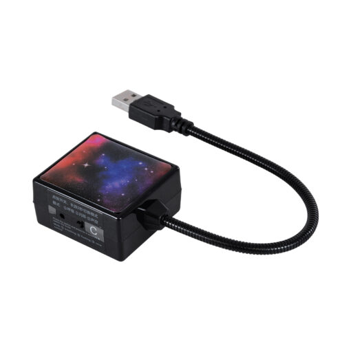 GloboStar® 81847 Διακοσμητικό Φωτιστικό Ειδικών Φωτορυθμικών Εφέ PARTY Disco LASER DC 5V με Καλώδιο Τροφοδοσίας USB Μπλέ Κόκκινο IP20 Μ26.5 x Π4.5 x Υ2.5cm