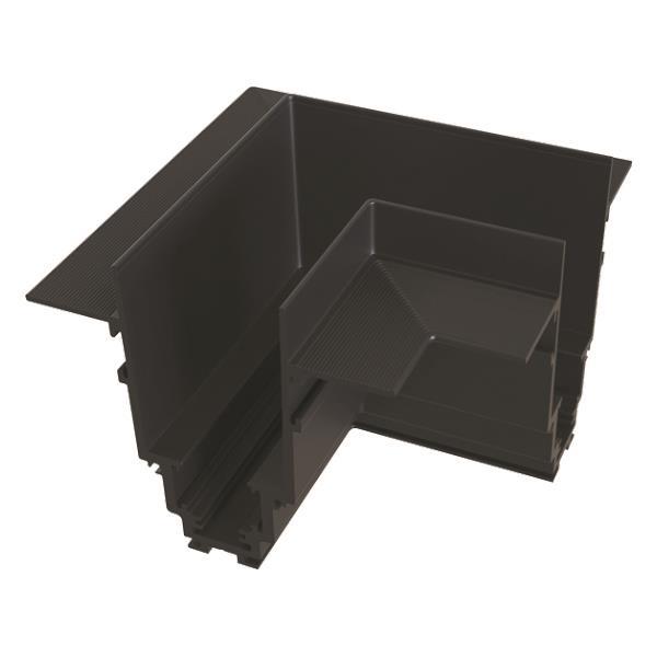 ΓΩΝΙΑ ΧΩΝΕΥΤΗ ΓΙΑ ΜΑΓΝΗΤΙΚΗ ΡΑΓΑ 90 STL-RLC03 ΜΑΥΡΗ EUROLAMP – 145-59912