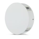 LED Φωτιστικό Τοίχου 4W V-TAC Λευκό Στρογγυλό Αδιάβροχο IP65 SMD Θερμό Λευκό 3000Κ – 8213
