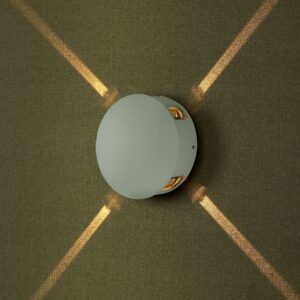 LED Φωτιστικό Τοίχου 4W V-TAC Λευκό Στρογγυλό Αδιάβροχο IP65 SMD Θερμό Λευκό 3000Κ – 8213