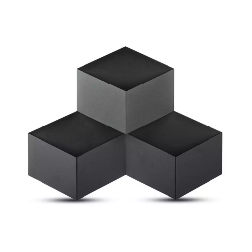 LED Απλίκα Κύβοι 9W Μαύρο Σώμα Αρχιτεκτονικού Φωτισμού 3000K Θερμό V-TAC – 8223