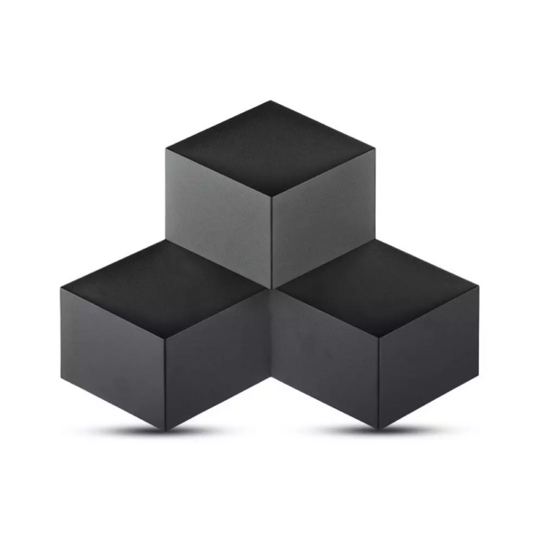 LED Απλίκα Κύβοι 9W Μαύρο Σώμα Αρχιτεκτονικού Φωτισμού 3000K Θερμό V-TAC – 8223