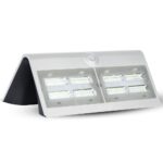 LED Ηλιακό Φωτιστικό 6.8W V-TAC με Αισθητήρα Αδιάβροχο IP65 Λευκό Πλαστικό Φυσικό Λευκό 4000K – 8278