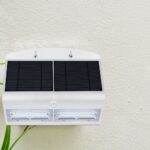 LED Ηλιακό Φωτιστικό 6.8W V-TAC με Αισθητήρα Αδιάβροχο IP65 Λευκό Πλαστικό Φυσικό Λευκό 4000K – 8278