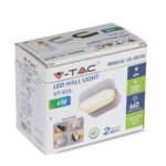 LED Φωτιστικό Τοίχου Περιστρεφόμενο 5W V-TAC Λευκό Αδιάβροχο IP65 Θερμό  3000Κ – 218286