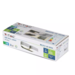 LED απλίκα 12W αρχιτεκτονικού φωτισμού 3000K Θερμό λευκό Μαύρο σώμα περιστρεφόμενο V-TAC – 8293