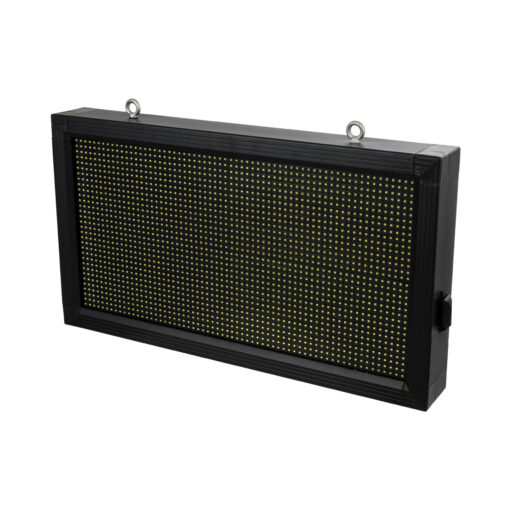 GloboStar® DISPLAY 90326 LED Scrolling Display 64x32cm – Κυλιόμενη Ψηφιακή Πινακίδα / Επιγραφή Μονής Όψης P10 LED SMD AC 220-240V – Λειτουργία μέσω Wi-Fi με Εφαρμογή APP – Αισθήτηρας Θερμοκρασίας και Υγρασίας – Αδιάβροχο IP65 – Μ72 x Π9 x Υ42.5cm – Ψυχρό Λευκό 6000K – 1 Χρόνο Εγγύηση