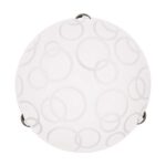 ΠΛΑΦΟΝΙΕΡΑ ΤΟΙΧΟΥ “LEIA” Φ30 Ε27 ΛΕΥΚΟ/ ΝΙΚΕΛ EUROLAMP 145-22401