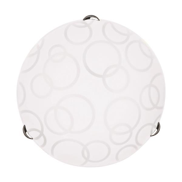 ΠΛΑΦΟΝΙΕΡΑ ΤΟΙΧΟΥ “LEIA” Φ30 Ε27 ΛΕΥΚΟ/ ΝΙΚΕΛ EUROLAMP 145-22401