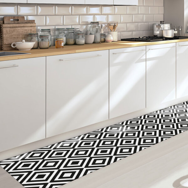 Black & White – L διάδρομος βινυλίου Ango – 83123